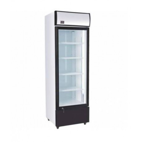 Armario refrigerador SUBCERO (-5º - +5ºC) ESPECIAL CERVEZA de 360 litros con 1 puerta de cristal SZ360